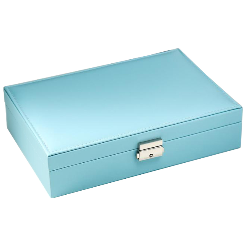 Шкатулка Azurine Jewerly Organizer Box light blue Голубой Бежевый в Екатеринбурге | Loft Concept 