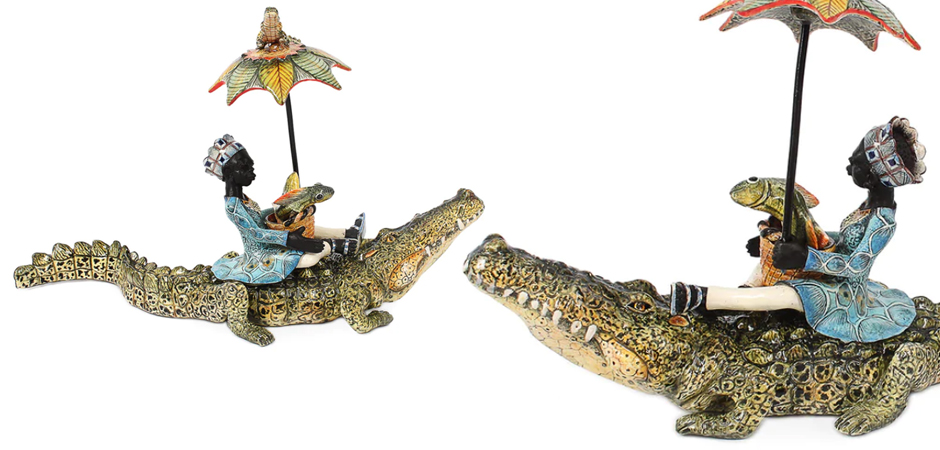 Статуэтка Crocodile Rider Статуэтка Crocodile Rider - Loft-Concept в Екатеринбурге