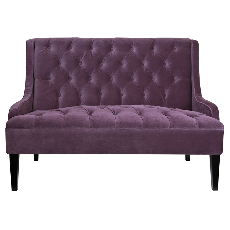 Диван Folket Sofa velour violet Фиолетовый в Екатеринбурге | Loft Concept 