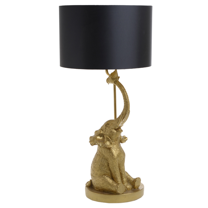 Настольная лампа Cheerful Elephant Table lamp Золотой Черный в Екатеринбурге | Loft Concept 