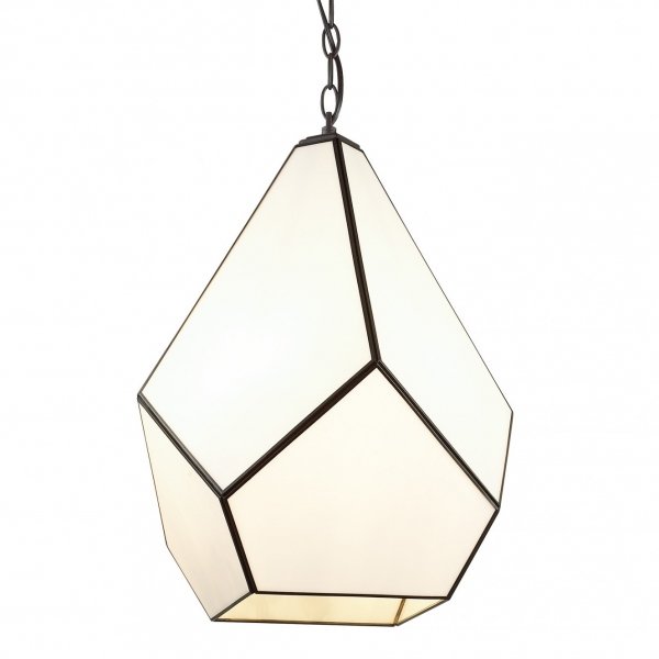 Люстра Geometry Glass Light Pendant Milk 4 Молочный в Екатеринбурге | Loft Concept 