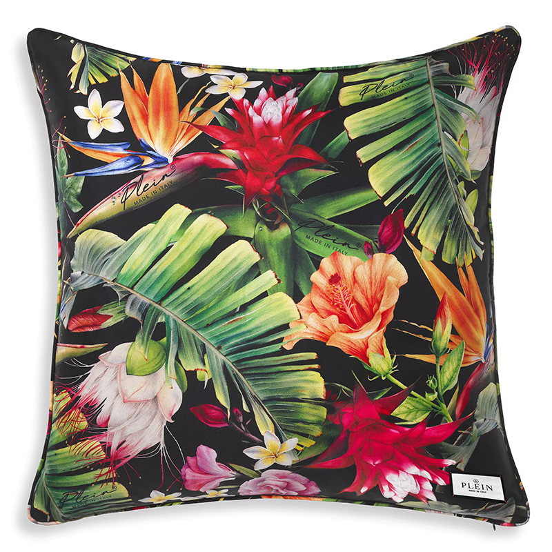 Подушка Philipp Plein Cushion Silk Jungledonna 70 x 70 Мульти в Екатеринбурге | Loft Concept 