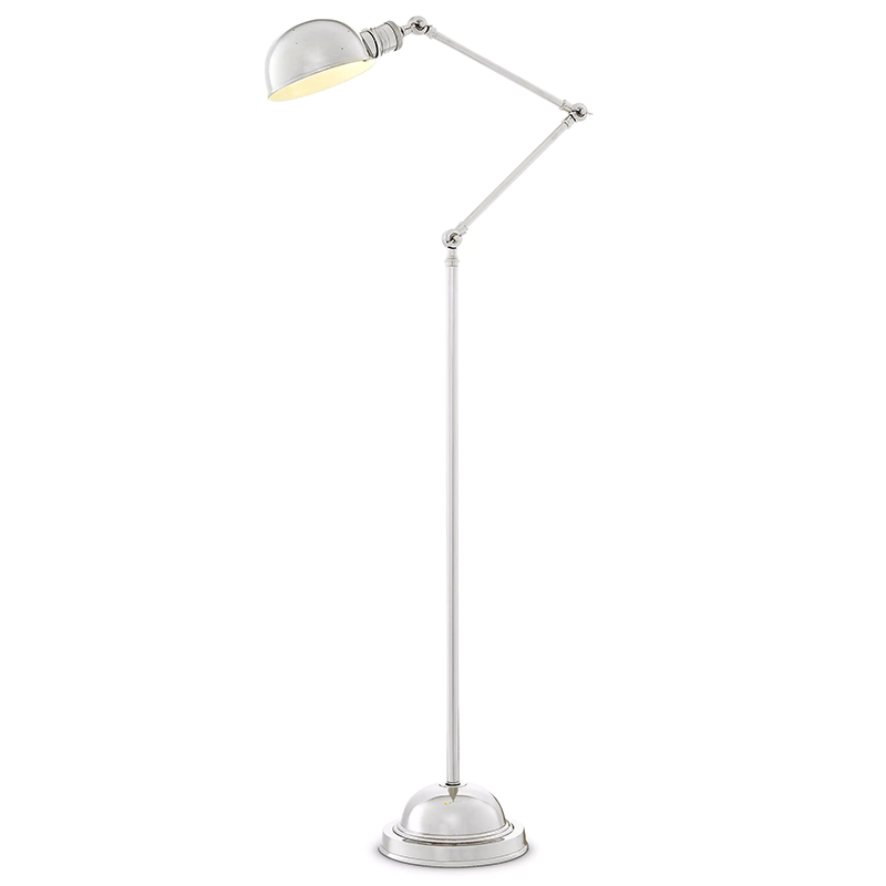 Торшер Eichholtz Floor Lamp Soho Nickel Никель в Екатеринбурге | Loft Concept 