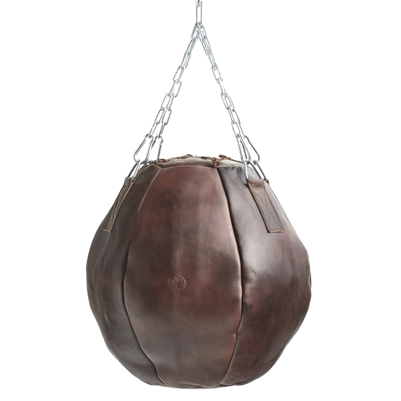 Боксерская груша HERITAGE BROWN LEATHER WRECKING BALL Коричневый винтаж в Екатеринбурге | Loft Concept 