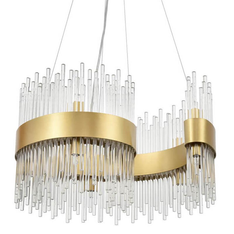 Люстра Nembus Chandelier 50 gold Прозрачный (Transparent) Золотой в Екатеринбурге | Loft Concept 