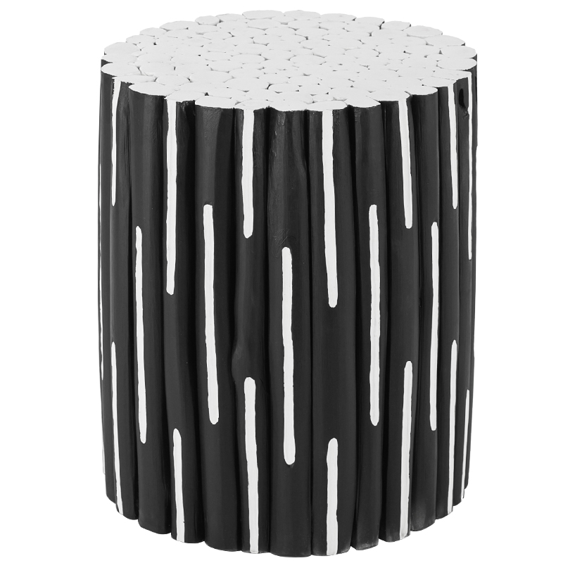 Приставной стол Table Licorice Sticks Black White Черно-белый в Екатеринбурге | Loft Concept 