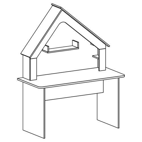 Письменный стол в детскую Tiny Town Desk в Екатеринбурге