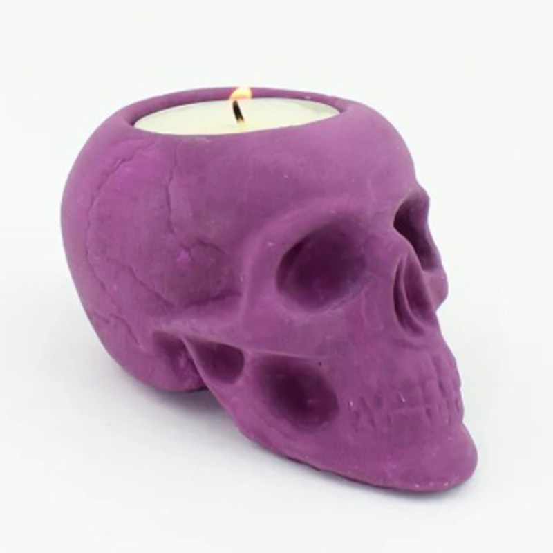 Подсвечник Purple Skull Пурпурный в Екатеринбурге | Loft Concept 