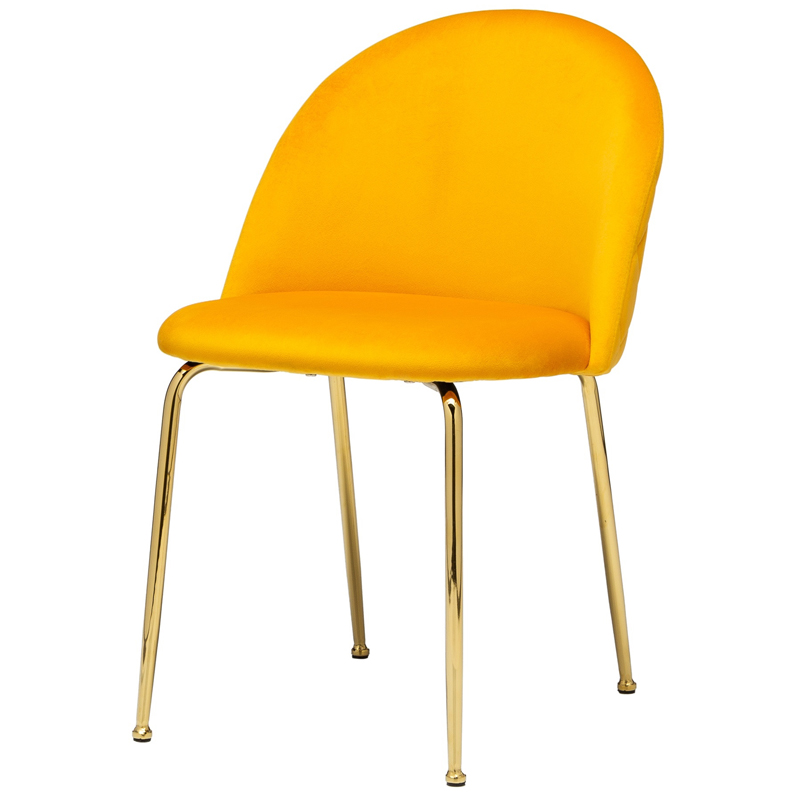 Стул Vendramin Dining Chair yellow Желтый Глянцевое золото в Екатеринбурге | Loft Concept 