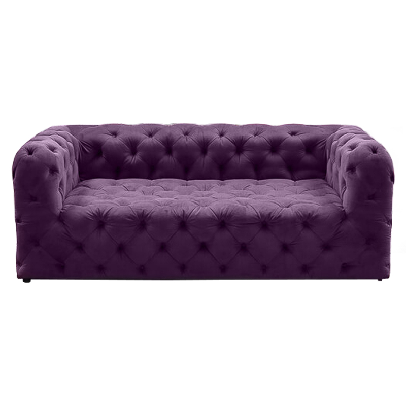 Диван Soho tufted purple velor Фиолетовый в Екатеринбурге | Loft Concept 