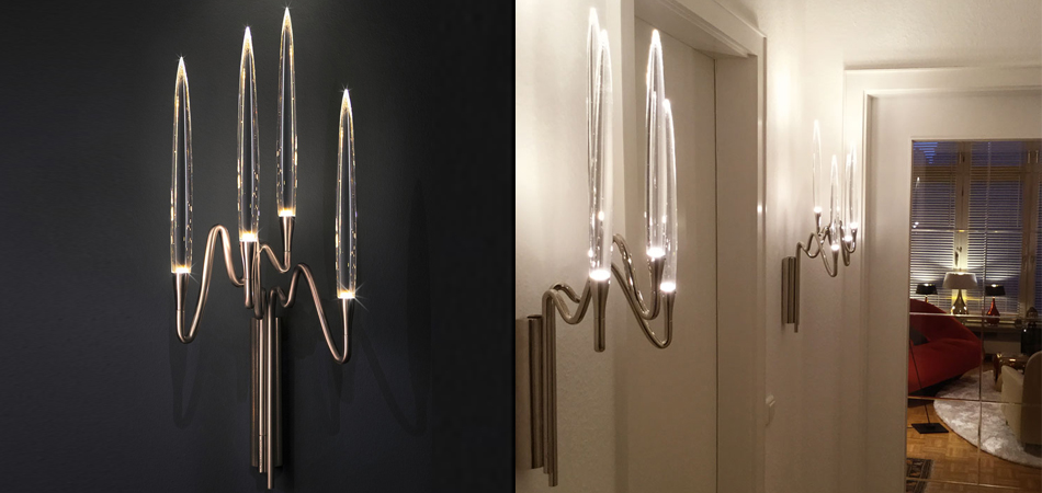 Бра Golden candle 3 Wall Sconce 4 лампы Бра Golden candle 3 Wall Sconce 4 лампы - Loft-Concept в Екатеринбурге