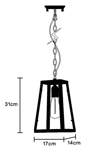 Подвесной светильник Loft Industrial Ortogonal pendant Brass в Екатеринбурге