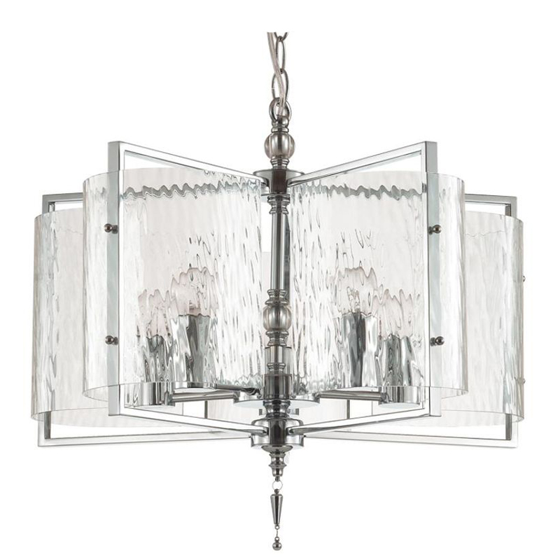 Люстра Karissa Chrome Chandelier 48 Хром Прозрачный (Transparent) в Екатеринбурге | Loft Concept 