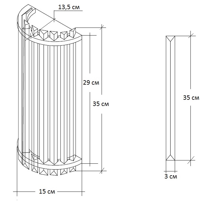 Бра Suspension Glass Cylinders Sconces 35 в Екатеринбурге