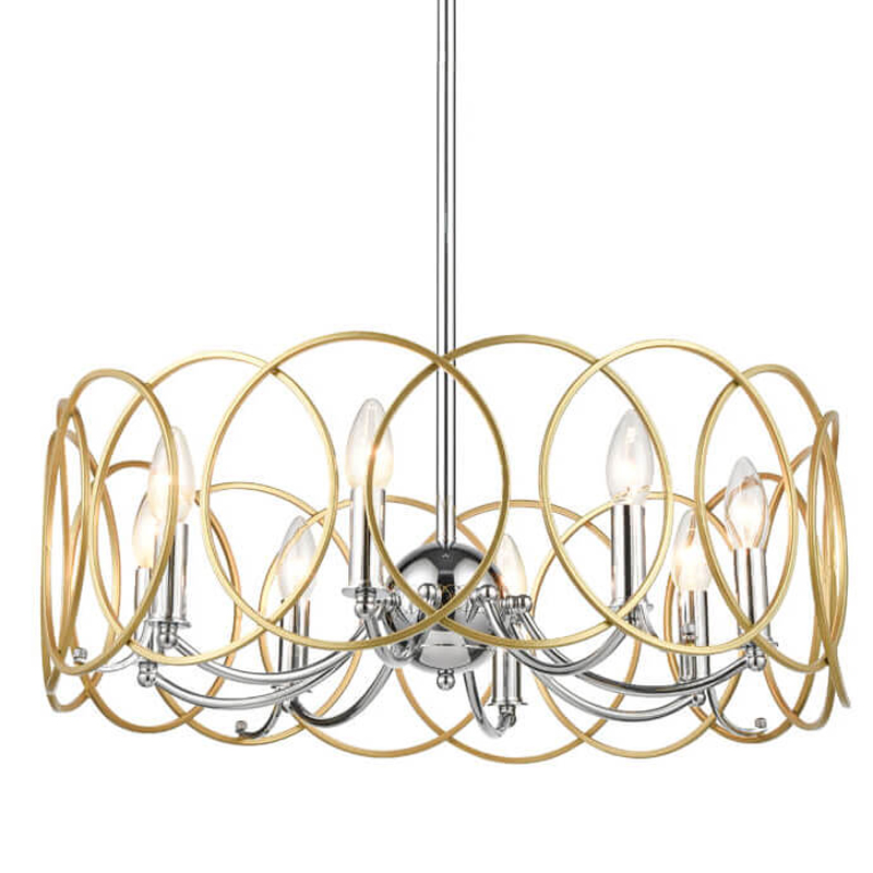 Люстра Jasira Chandelier Хром Золотой в Екатеринбурге | Loft Concept 