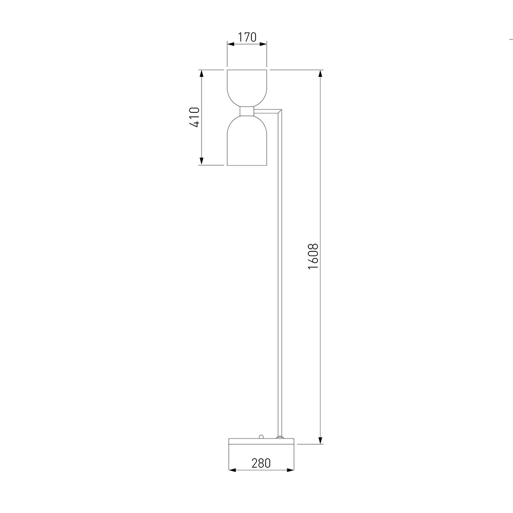 Торшер Light maker studio white and smok в Екатеринбурге