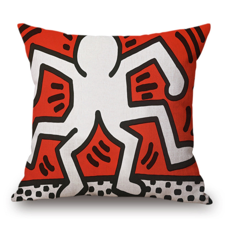 Подушка Keith Haring 2 Мульти в Екатеринбурге | Loft Concept 