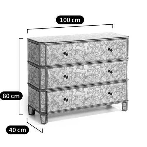 Комод зеркальный Glorious Chest of Drawers в Екатеринбурге