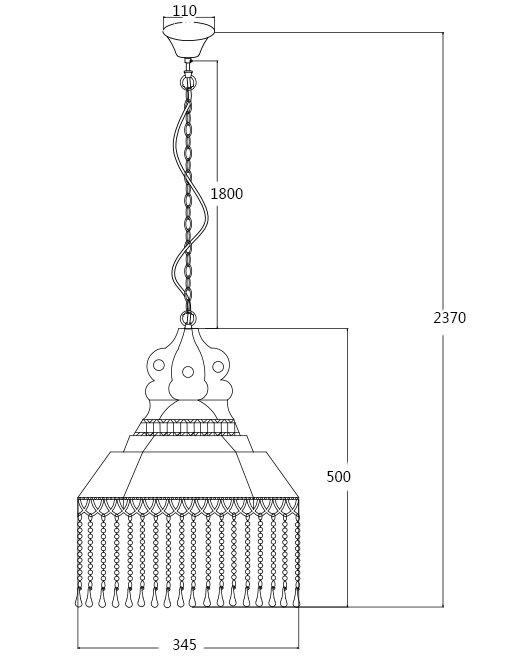 Люстра Loft Mosque Chandelier в Екатеринбурге