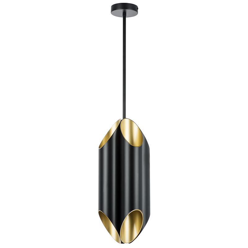 Подвесной светильник Garbi Black Pipe Organ Hanging Lamp Черный Золотой в Екатеринбурге | Loft Concept 