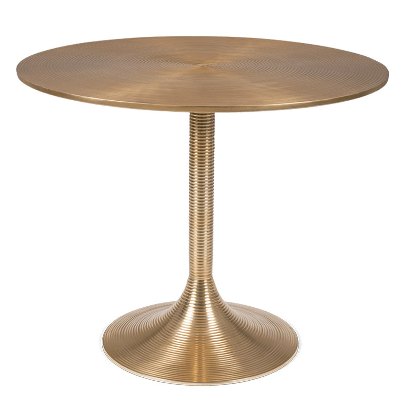 Кофейный столик HYPNOTISING ROUND COFFEE TABLE GOLD BM23002 Bold Monkey Золотой в Екатеринбурге | Loft Concept 