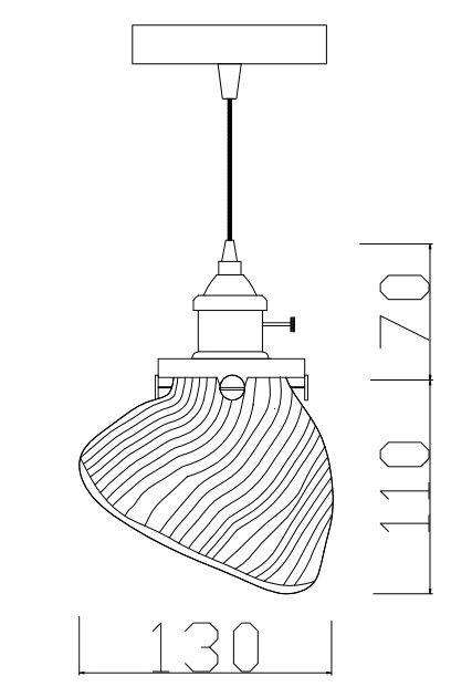 Подвесной светильник Loft Sea Shell в Екатеринбурге