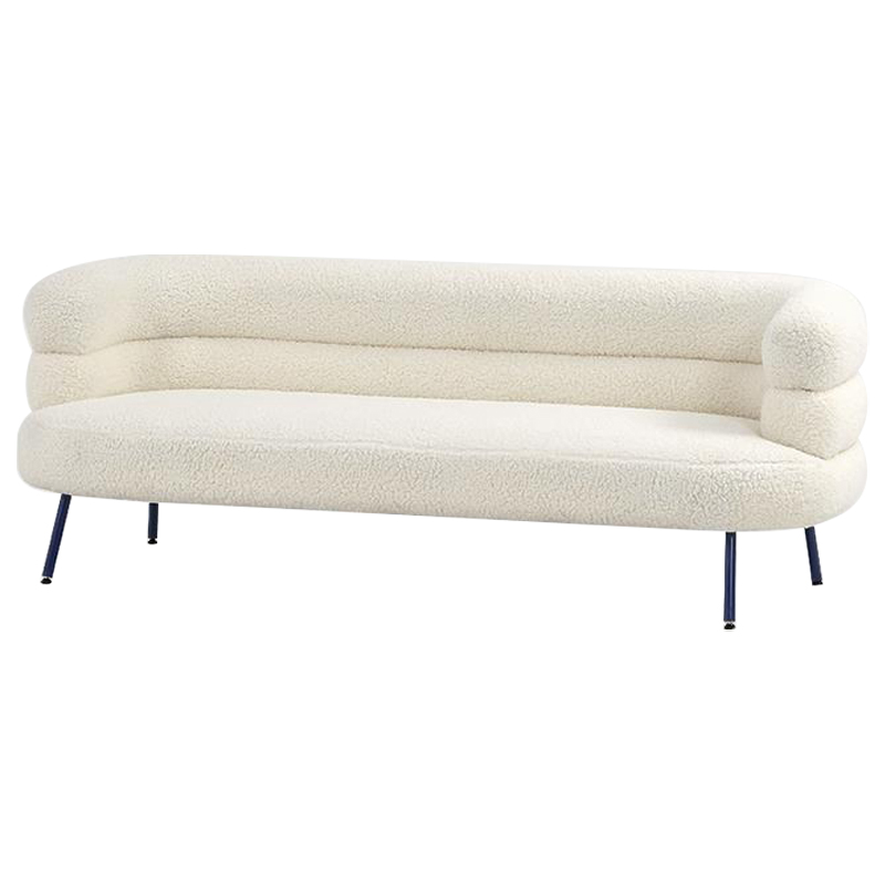 Диван Boyle White Boucle Sofa Белый Черный в Екатеринбурге | Loft Concept 