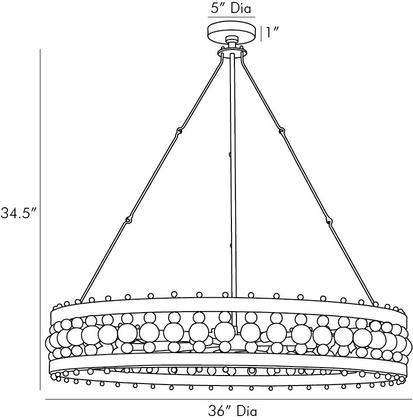 Люстра Arteriors ESME CHANDELIER в Екатеринбурге