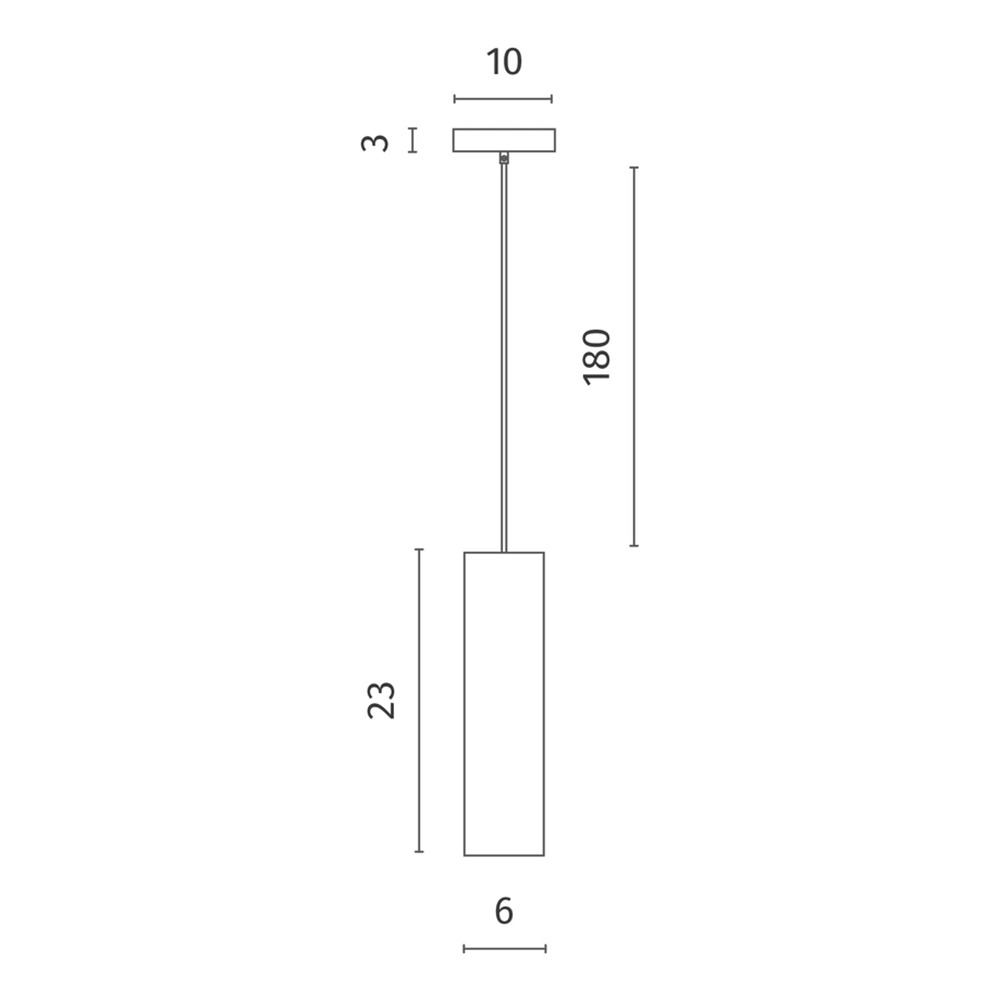 Подвесной светильник в форме цилиндра Douro Light белый мрамор в Екатеринбурге