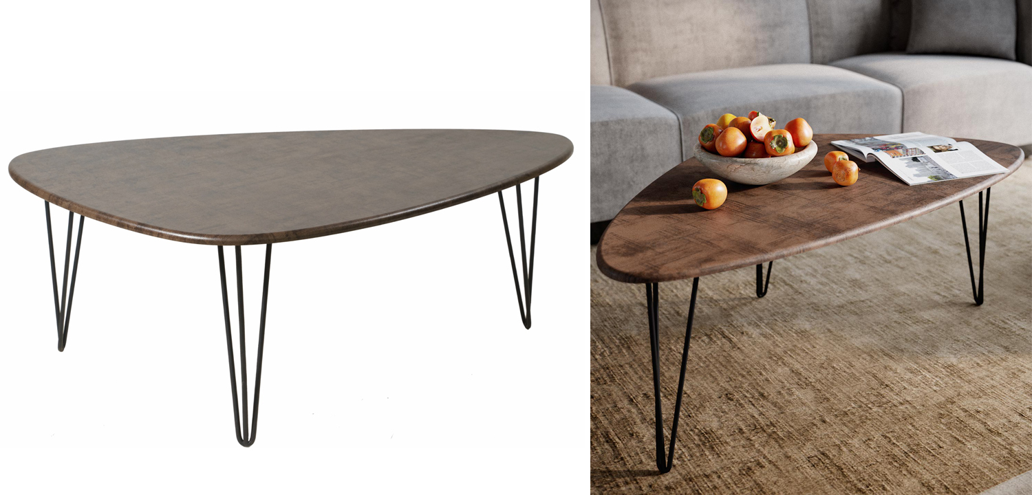 Кофейный стол Dorian Coffee Table brown - фото