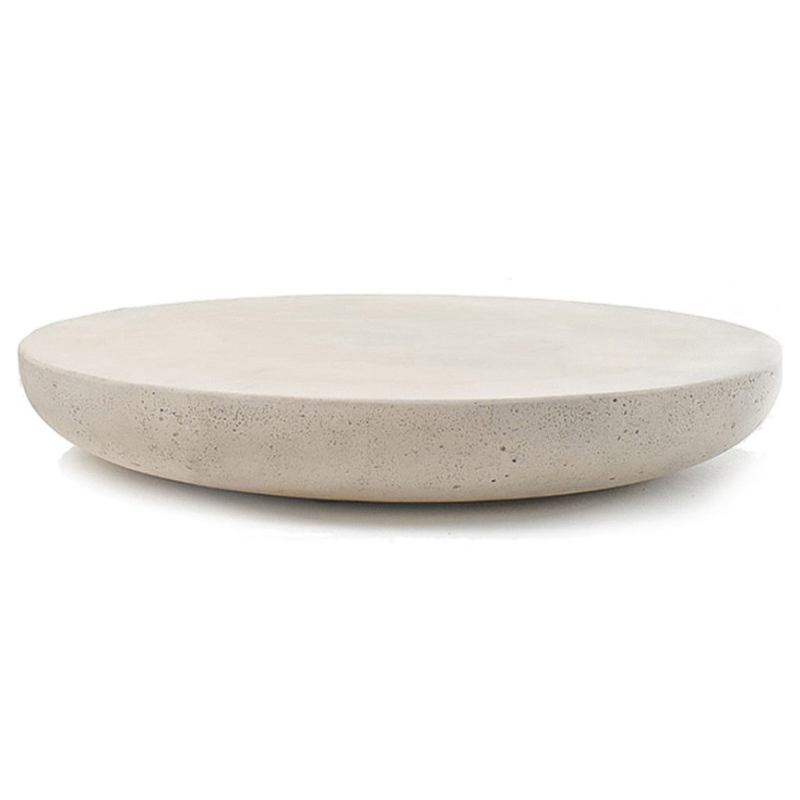 Кофейный стол Tori Round Travertine Coffee Table Бежевый в Екатеринбурге | Loft Concept 