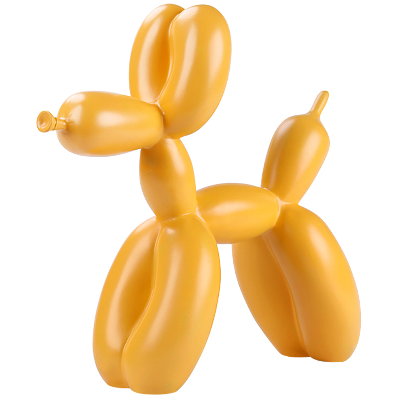 Статуэтка Jeff Koons Balloon Dog Matte Yellow Желтый в Екатеринбурге | Loft Concept 