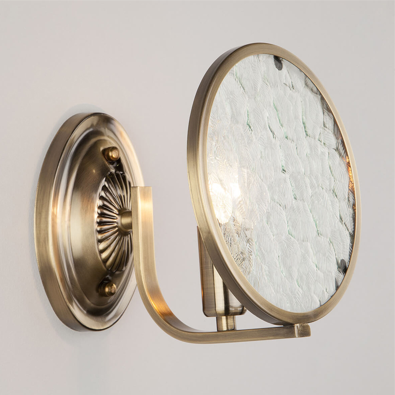 Бра Moibeal Sconce antique bronze Античная Бронза Прозрачный (Transparent) в Екатеринбурге | Loft Concept 