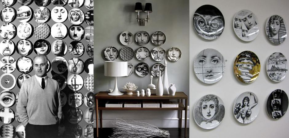 Декоративная тарелка Fornasetti 30.CR.BW.R01-121 - Loft-Concept в Екатеринбурге