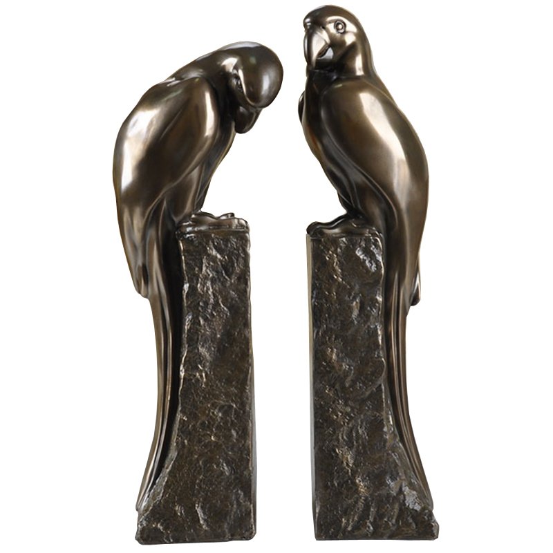 Держатель для книг Bookend Perroquet set of 2 Темная бронза в Екатеринбурге | Loft Concept 