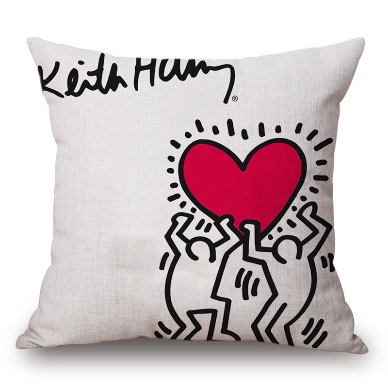 Подушка Keith Haring 11 Мульти в Екатеринбурге | Loft Concept 