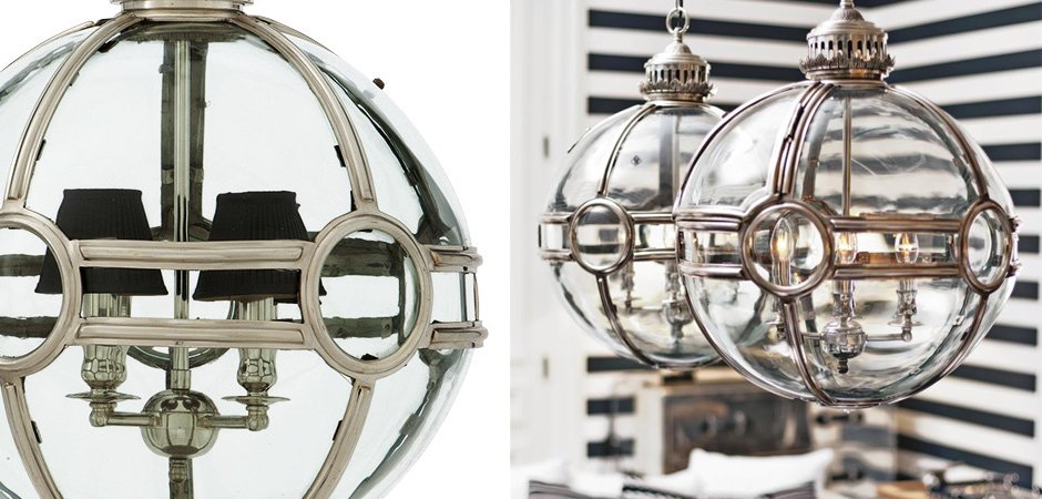 Люстра Lantern Hagerty Antique Silver - Loft-Concept в Екатеринбурге