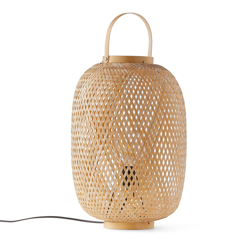 Настольная лампа Lantern Wicker Table lamp Бежевый в Екатеринбурге | Loft Concept 