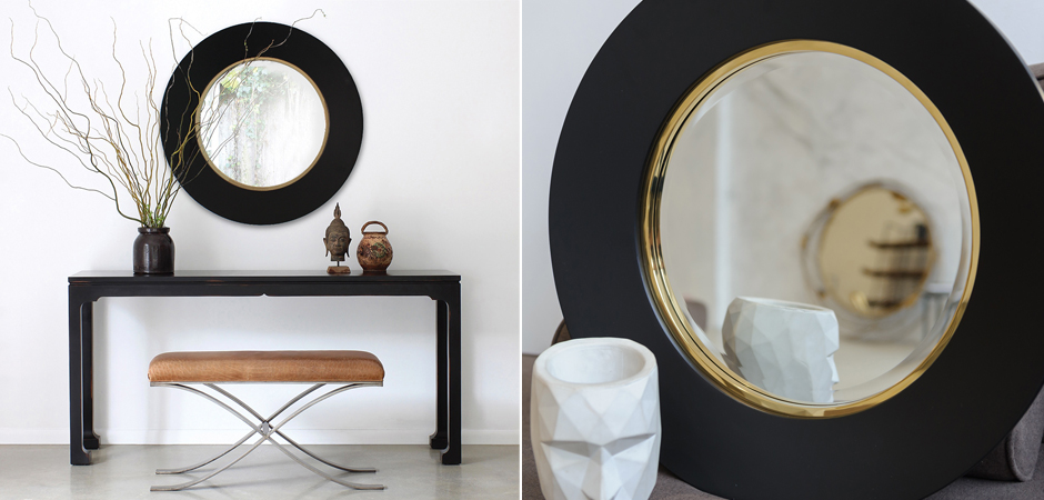 Зеркало Black Circle Mirror Зеркало Black Circle Mirror - Loft-Concept в Екатеринбурге