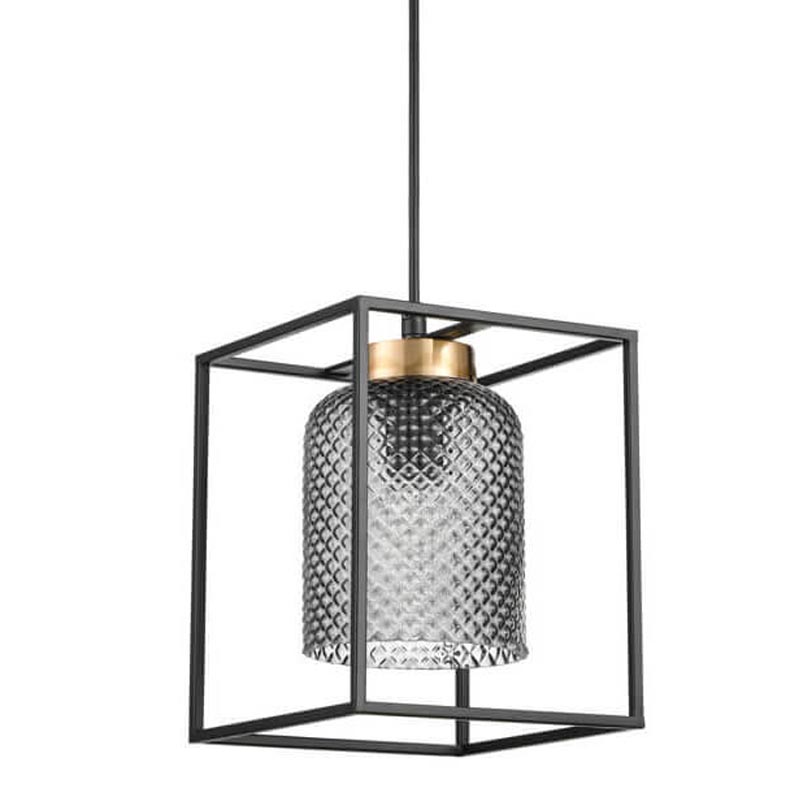 Подвесной светильник Myron Hanging lamp Черный Дымчатый (Smoke) в Екатеринбурге | Loft Concept 