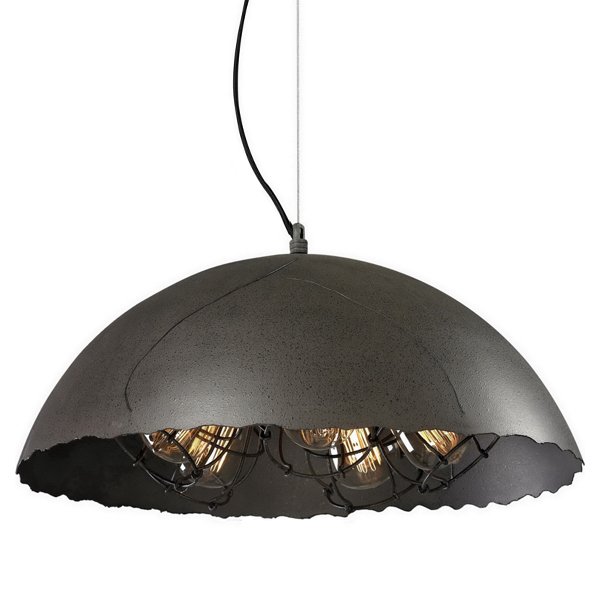 Подвесной светильник Uneven Edge Loft Pendant lamp 5 Графит в Екатеринбурге | Loft Concept 