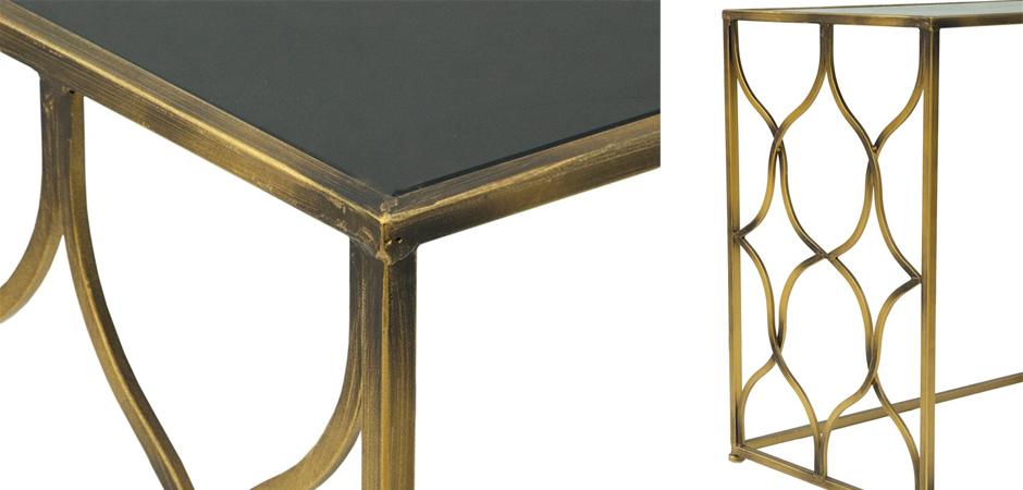 Консоль Golden Broken Rhombuses - Loft-Concept в Екатеринбурге