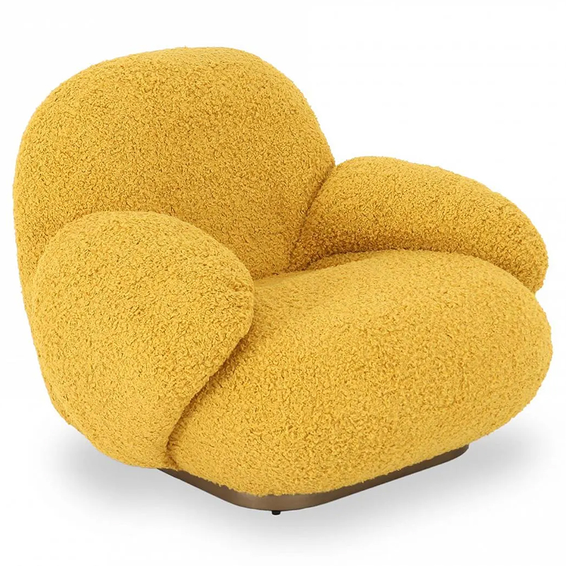 Кресло Chloe Yellow Armchair Желтый Золотой в Екатеринбурге | Loft Concept 