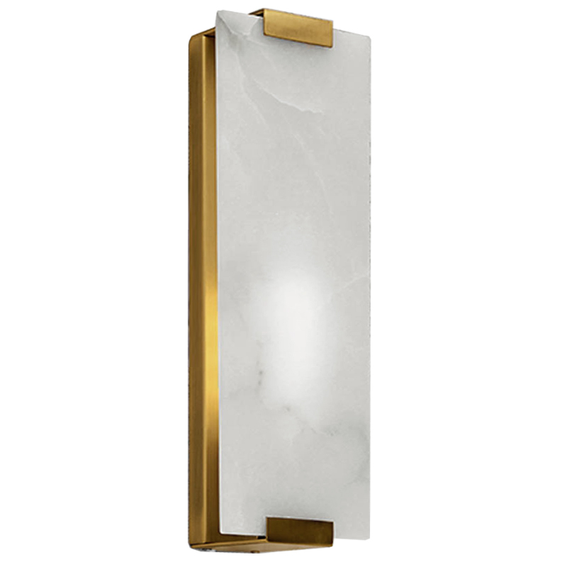 Бра Marble Rectangle Wall Lamp Brass Латунь в Екатеринбурге | Loft Concept 