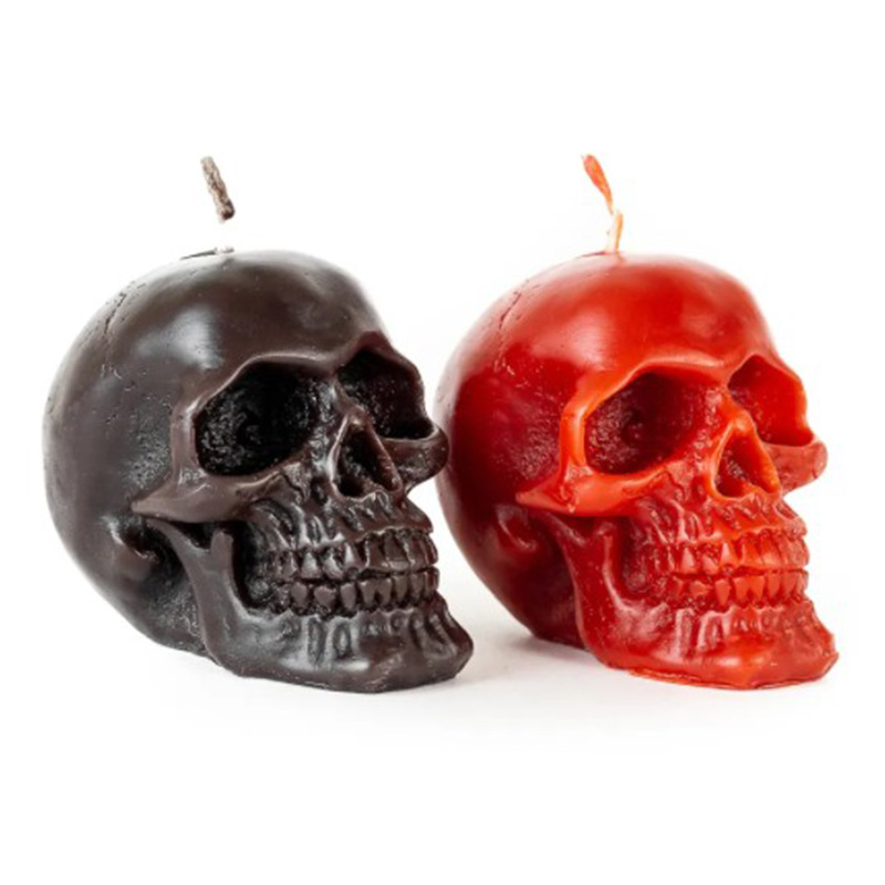 Набор свечей Black Red Skulls Черный Красный в Екатеринбурге | Loft Concept 