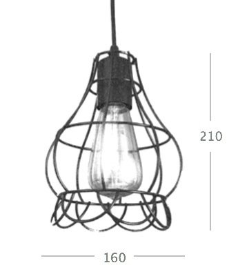 Cветильник Loft Nest Cage №5 в Екатеринбурге