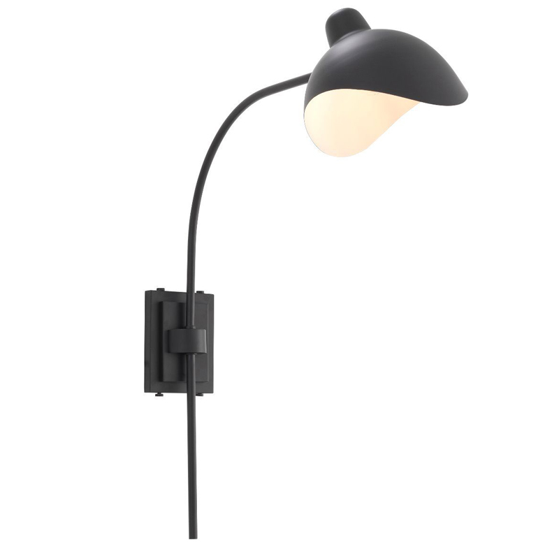 Бра Wall Lamp Pelham Black Черный в Екатеринбурге | Loft Concept 