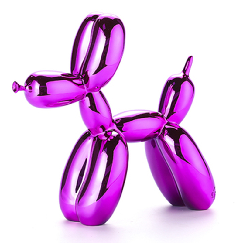 Статуэтка Jeff Koons Balloon Dog medium Purple Пурпурно-фиолетовый в Екатеринбурге | Loft Concept 