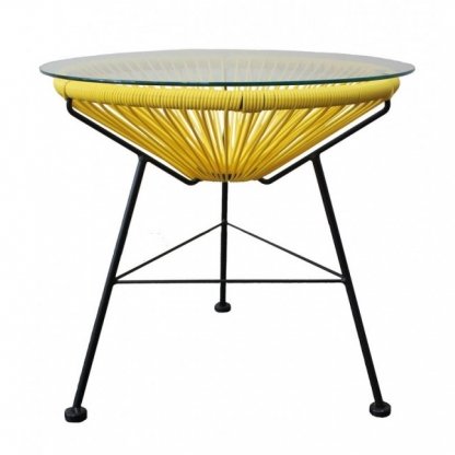 Приставной стол Acapulco side table Yellow Морская синь Желтый Оранжевый Зеленый Черный Белый в Екатеринбурге | Loft Concept 