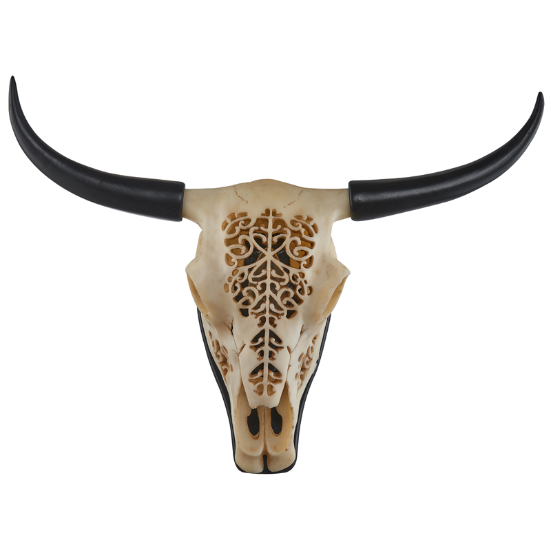 Бра Bull Skull Sconce ivory ( слоновая кость ) Черный в Екатеринбурге | Loft Concept 